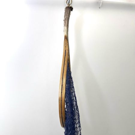 ハンドメイド ランディングネット タモ 鹿角 スタッグ 全長約40cm