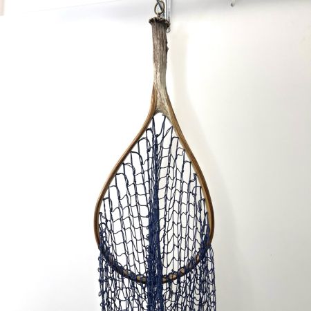 ハンドメイド ランディングネット タモ 鹿角 スタッグ 全長約40cm
