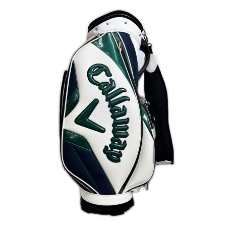 Callaway キャロウェイ ゴルフ用品 キャディバッグ エクシア 25 JM KH2508 美品 KH2508 グリーン×ホワイト