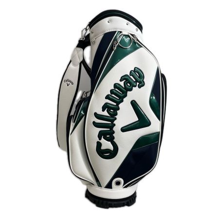 Callaway キャロウェイ ゴルフ用品 キャディバッグ エクシア 25 JM KH2508 美品 KH2508 グリーン×ホワイト