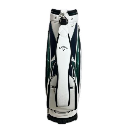 Callaway キャロウェイ ゴルフ用品 キャディバッグ エクシア 25 JM KH2508 美品 KH2508 グリーン×ホワイト