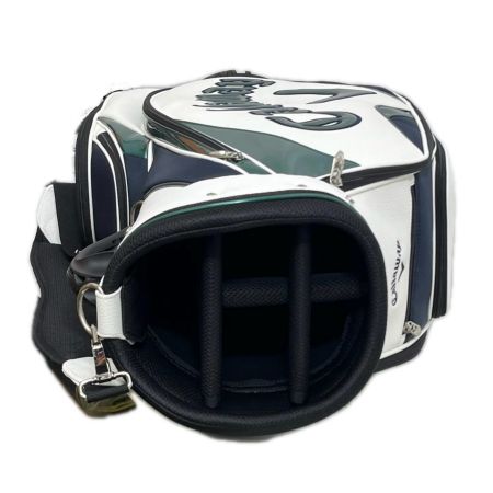Callaway キャロウェイ ゴルフ用品 キャディバッグ エクシア 25 JM KH2508 美品 KH2508 グリーン×ホワイト
