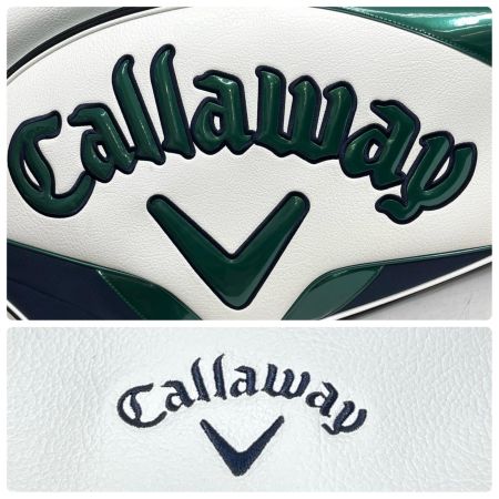 Callaway キャロウェイ ゴルフ用品 キャディバッグ エクシア 25 JM KH2508 美品 KH2508 グリーン×ホワイト