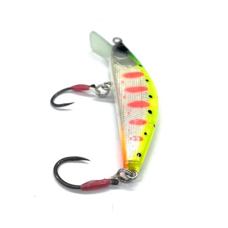 asmotech アスモテック ルアー ハンドメイドミノー misao 操 65S 蛍光山女魚