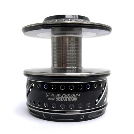 STUDIO OCEAN MARK スタジオオーシャンマーク スピニングリール用スプール NO LIMITS 20SW23000BM ブラック x ダークシルバー