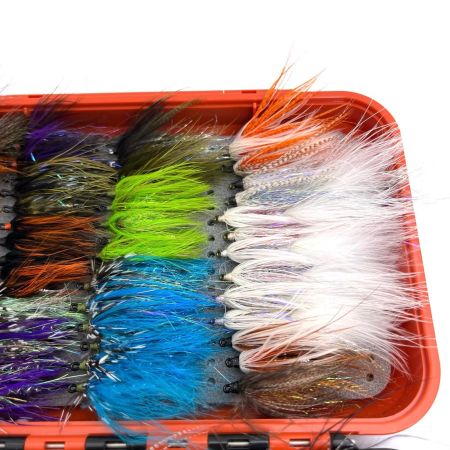 釣り小物 完成フライ ハンドメイドフライ 91点まとめ C&F DESIGNフライケース付