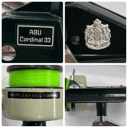 ABU スピニングリール カーディナル33 復刻版 ポーチ付