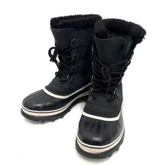 SOREL ソレル スノーブーツ メンズ カリブーウォータープルーフ SIZE 27cm NM1000-016 ブラック Bランク