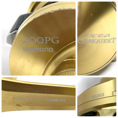 SHIMANO シマノ ベイトリール 15オシアコンクエスト 200PG 夢屋ハンドル 本体のみ 03352