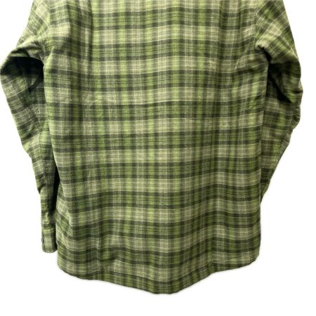 SIMMS シムス フィッシングシャツ コールドウェザー フリース裏地ネルシャツ SIZE M グリーン