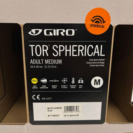 GIRO ジロー スノーヘルメット TOR SPHERICAL SIZE M マットハーバーブルー