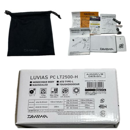 DAIWA ダイワ スピニングリール 24 ルビアス PC LT2500-H 箱・布袋・取説付 389016