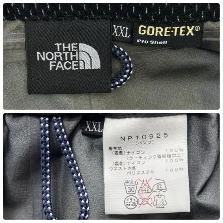 THE NORTH FACE ザノースフェイス マウンテンレインテックス SIZE XXL 上下セット ヨゴレ有 NP10925 イエロー x ブラック