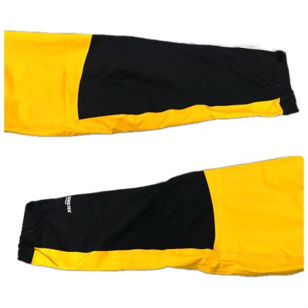 THE NORTH FACE ザノースフェイス マウンテンレインテックス SIZE XXL 上下セット ヨゴレ有 NP10925 イエロー x ブラック