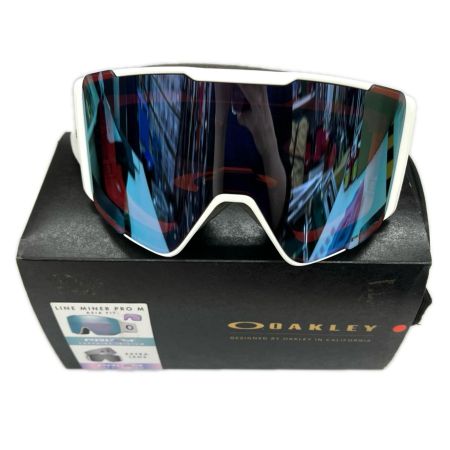OAKLEY オークリー スノーゴーグル ラインマイナープロ M 替レンズ・ケース付 マットホワイト