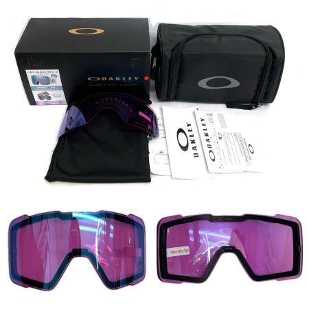 OAKLEY オークリー スノーゴーグル ラインマイナープロ M 替レンズ・ケース付 マットホワイト