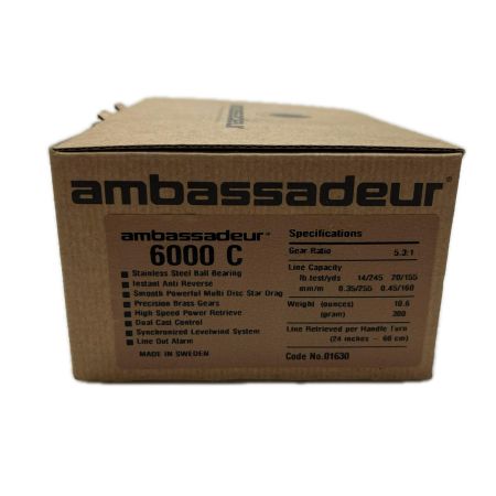 Abu Garcia アブガルシア ベイトリール アンバサダー 6000C 010708