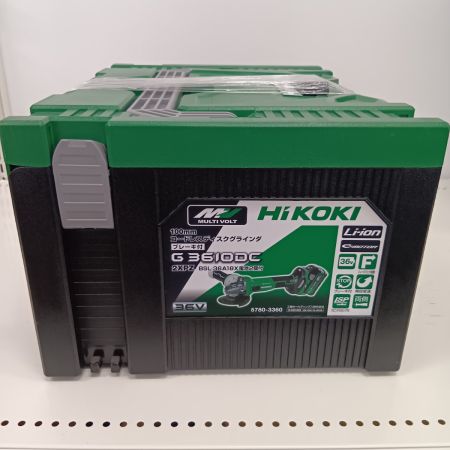 HiKOKI ハイコーキ G3610DC(2XPZ) ディスクグラインダー