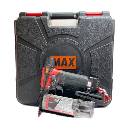  MAX マックス 高圧　50ｍｍ　ピンネイラ　ケース付き HA-50P4 レッド