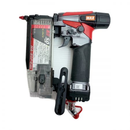  MAX マックス 高圧　50ｍｍ　ピンネイラ　ケース付き HA-50P4 レッド