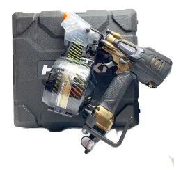 ♭♭ HiKOKI ハイコーキ 高圧ロール釘打ち機 NV 75HR2 ゴールド Aランク