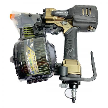  HiKOKI ハイコーキ 高圧ロール釘打ち機 NV 75HR2 ゴールド