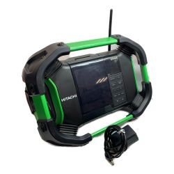 ♭♭ HITACHI 日立 18Vコードレスラジオ　 UR18DSDL グリーン Bランク