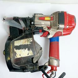 ♭♭ MAX マックス エア釘打ち機　本体のみ 不明 レッド キズ・ハガレ有 Cランク