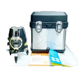 ♭♭ TAJIMA タジマ レーザー墨出し器　ケース付 ZEROB-TYZ ブラック Bランク