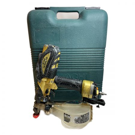  HITACHI 日立 高圧釘打機　ケース付 WF4H2 イエロー