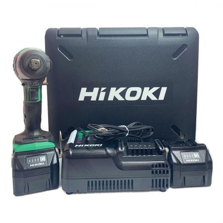  HiKOKI ハイコーキ コードレスインパクトレンチ　 WR36DC 2XP グリーン 充電器・充電池2個・ケース付 