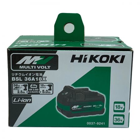  HiKOKI ハイコーキ リチウムイオン電池 BSL36A18X