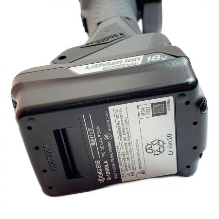  KYOCERA キョウセラ ディスクグラインダー　充電器・充電池1個・ケース付  DG11XR グレー