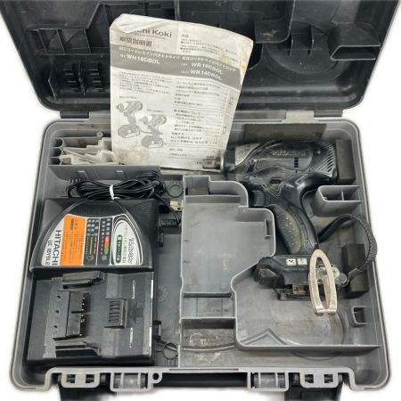 HITACHI 日立 工具 インパクトレンチ HITACHI WR18DBDL 充電器・ケース付 WR18DBDL ブラック