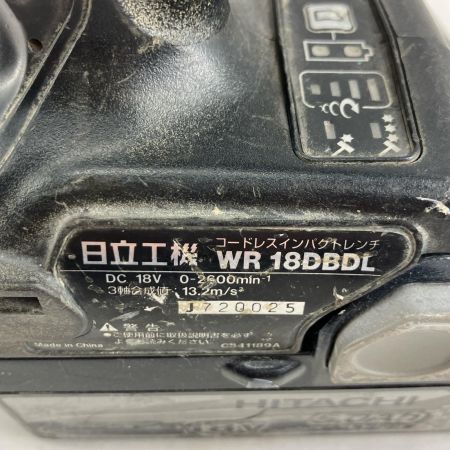 HITACHI 日立 工具 インパクトレンチ HITACHI WR18DBDL 充電器・ケース付 WR18DBDL ブラック