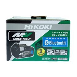 ♭♭ HiKOKI ハイコーキ リチウムイオン電池　無線連動機能付　BLUETOOTH　18V BSL36A18B Sランク