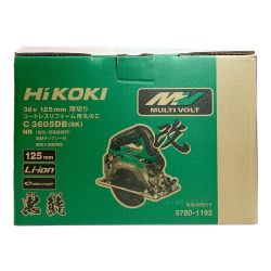 ♭♭ HiKOKI ハイコーキ 36V 125ｍｍコードレスリフォーム用丸のこ 本体のみ C3605DB グリーン Sランク