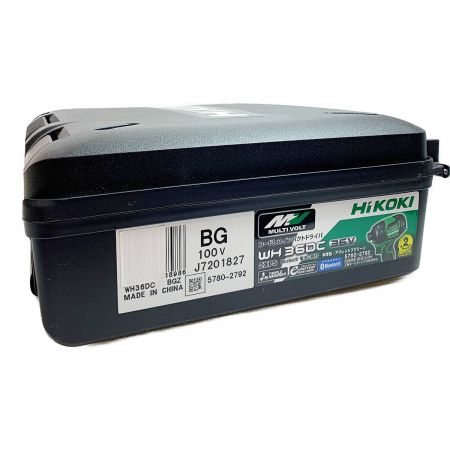  HiKOKI ハイコーキ インパクトドライバ　充電器・充電池2個・ケース付  WH36DC グリーン
