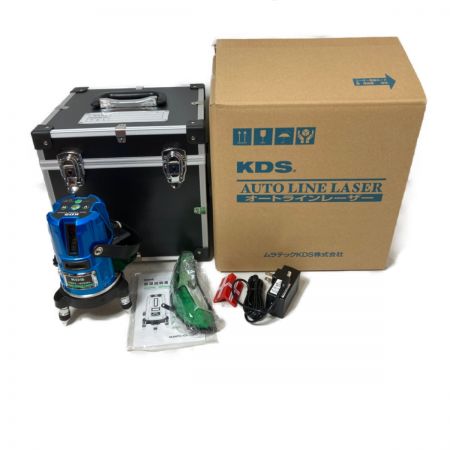  KDS ミントグリーン レーザー墨出し器 （ケース・充電池・充電器付属）受光器別売り RGL-400L