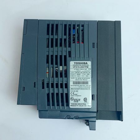  TOSHIBA 東芝 TRANSISTOR INVERTER 箱傷みあり VF-S15 ブラック