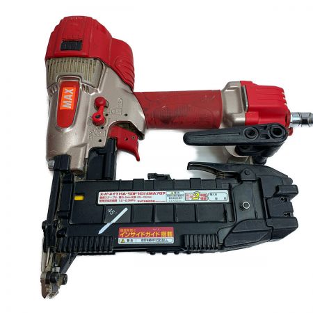  MAX マックス スーパーネイラ　インサイドガイド搭載 HA-50F1(D) レッド 本体のみ