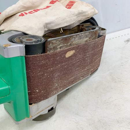  HITACHI 日立 コード式　110mm ベルトサンダ　本体のみ　サビあり SB11 グリーン