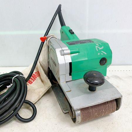  HITACHI 日立 コード式　110mm ベルトサンダ　本体のみ　サビあり SB11 グリーン