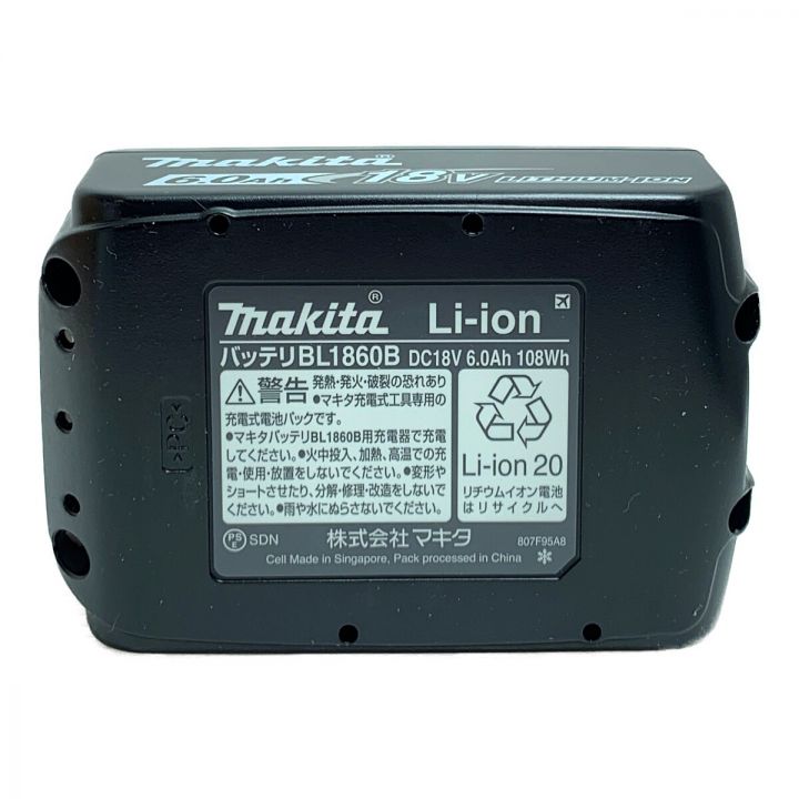 MAKITA マキタ バッテリー18V 6.0AH BL1860B｜中古｜なんでもリサイクルビッグバン