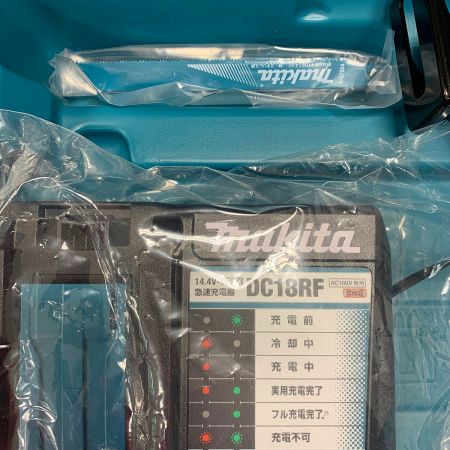  MAKITA マキタ  レシプロソー　コードレス式 18v 　充電器・充電池2個・ケース付 JR187DRGX グリーン