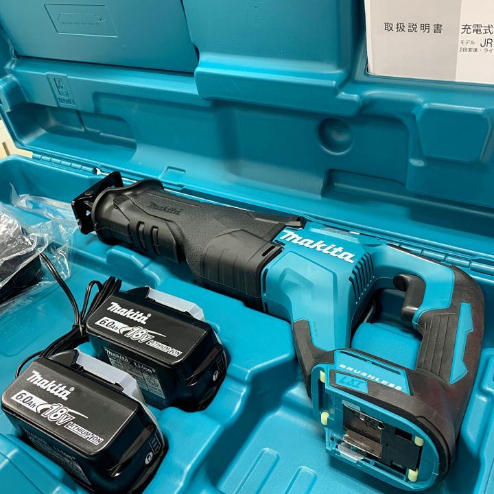 MAKITA マキタ レシプロソー コードレス式 18v 充電器・充電池2個・ケース付 JR187DRGX グリーン｜中古｜なんでもリサイクルビッグバン