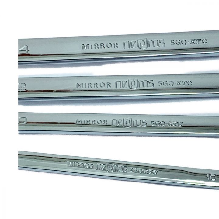 KTC ケーティーシー ネプロス 45°×6°めがねレンチ 4本 NEPROS NM5