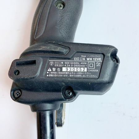  HITACHI 日立 100Ｖ　12mmインパクトドライバ　ケース付 WH12VE ブラック