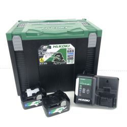 ДД HiKOKI ハイコーキ 165ｍｍ　コードレス丸のこ　黒鯱チップソー付き 充電器・充電池2個・ケース付 C3606DA(SK) ブラック Aランク