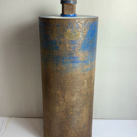  シブヤ ブルービット　直径　約15.5cm　サビあり